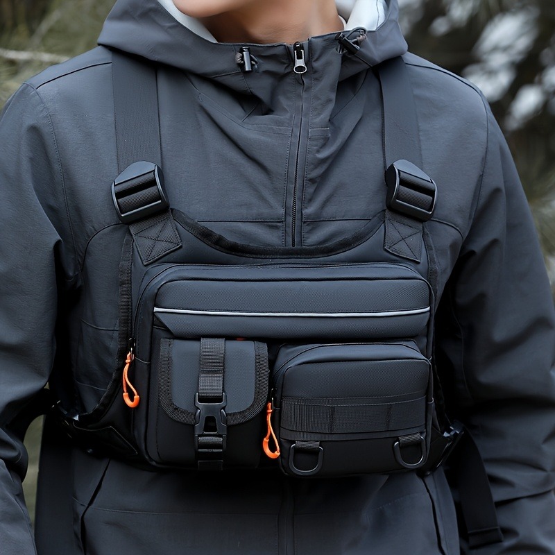 Tactical Vest Men - Men's Tactical Chest Bag, Running And