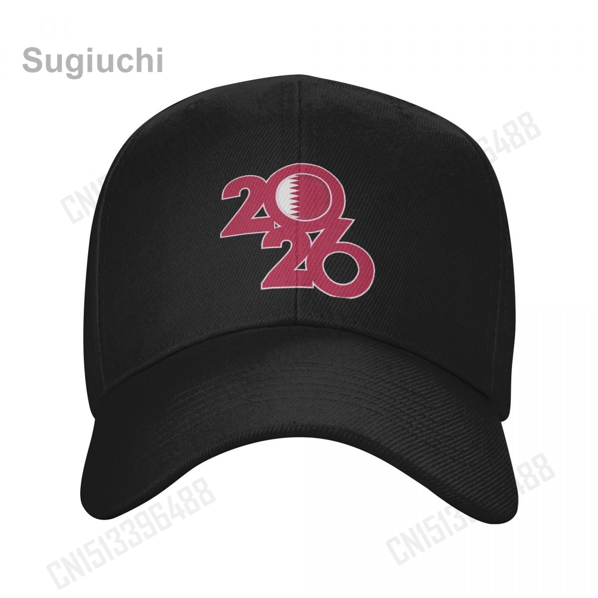Men'S Fashion Qatar - Qatar Flag With 2026 Baseball Cap