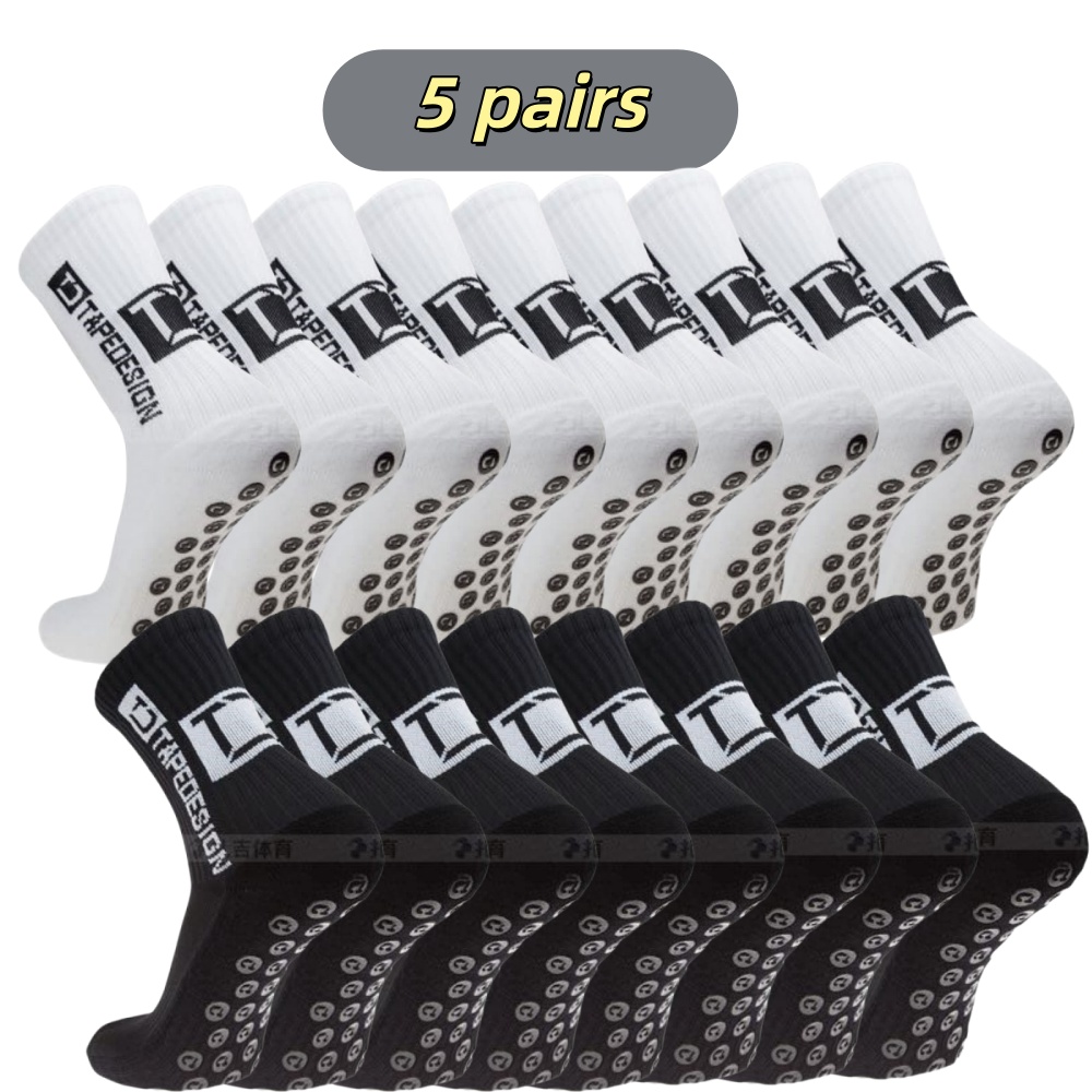 Socks Ankle Men - 5Pairs/Lot New Football Socks Mid Calf