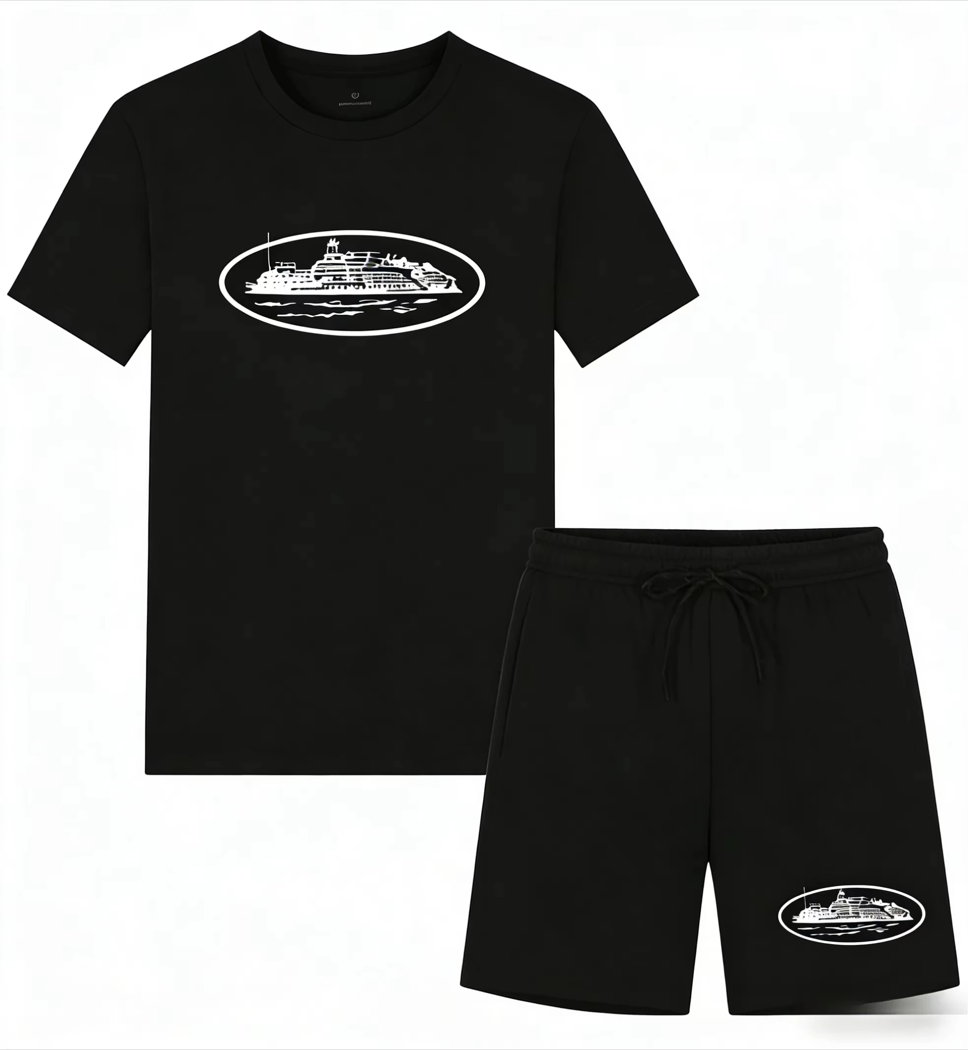 Quality Men'S Fashion - 2026 Summer New Small Boat Printed
