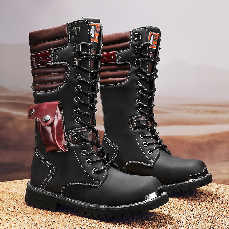 Men's high top motorcycle boot - Men'S Fashion For 45 Years Old review and price