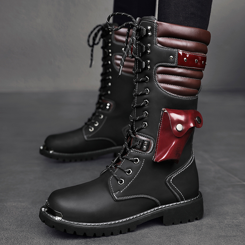 Men's high top motorcycle boot - Men'S Fashion For 45 Years Old review and price