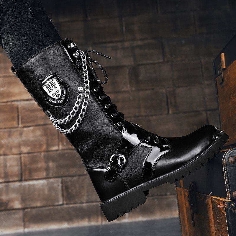 Men's high top motorcycle boot - Men'S Fashion For 45 Years Old review and price