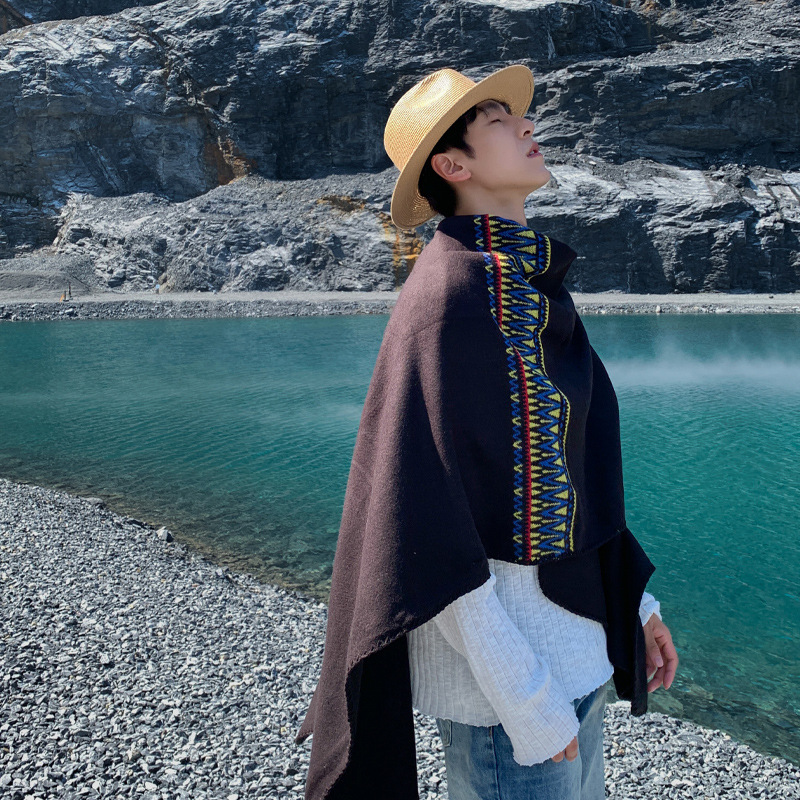 Men's Cape Desert Travel Ethni - Mens Fashion Poncho review and price