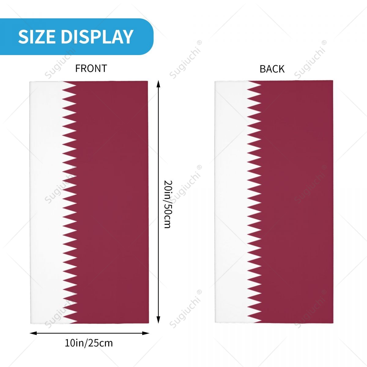 Unisex Qatar Flag Neckerchief  - Men'S Fashion Qatar review and price