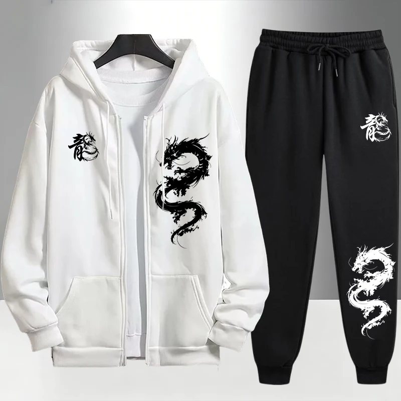 Chinese Dragon Print Tracksuit - Mens Fashion Urban review and price