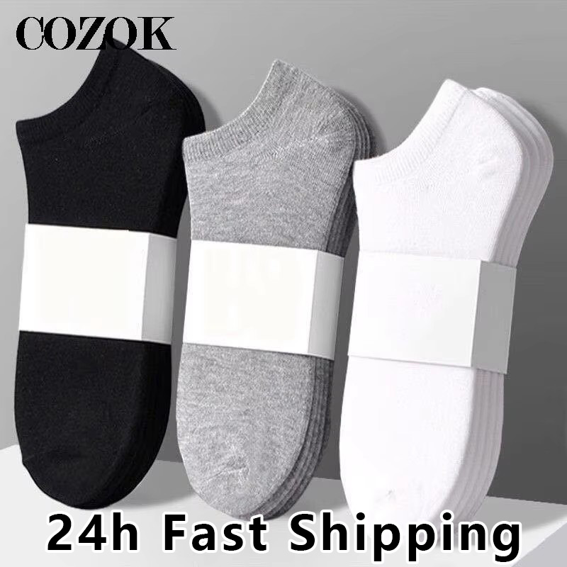 10pcs=5 Pairs Mens Socks Casua - Socks Ankle Men review and price