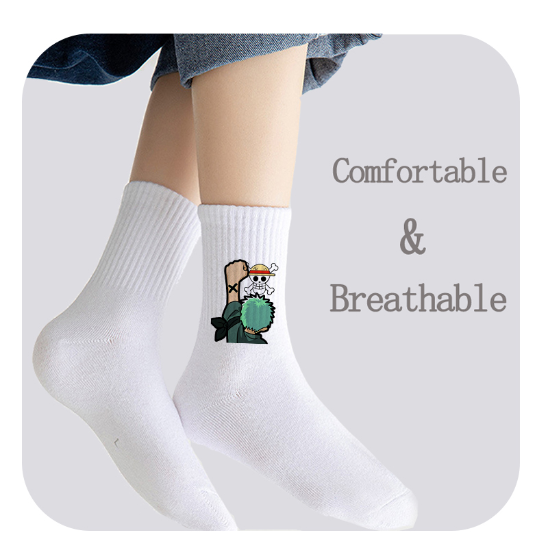 Anime One Piece Men Sport Long - Socks Ankle Men review and price