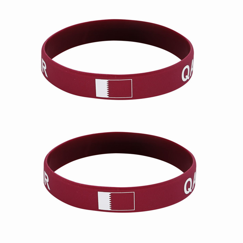 2pcs Qatar Flag Silicone Brace - Men'S Fashion Qatar review and price