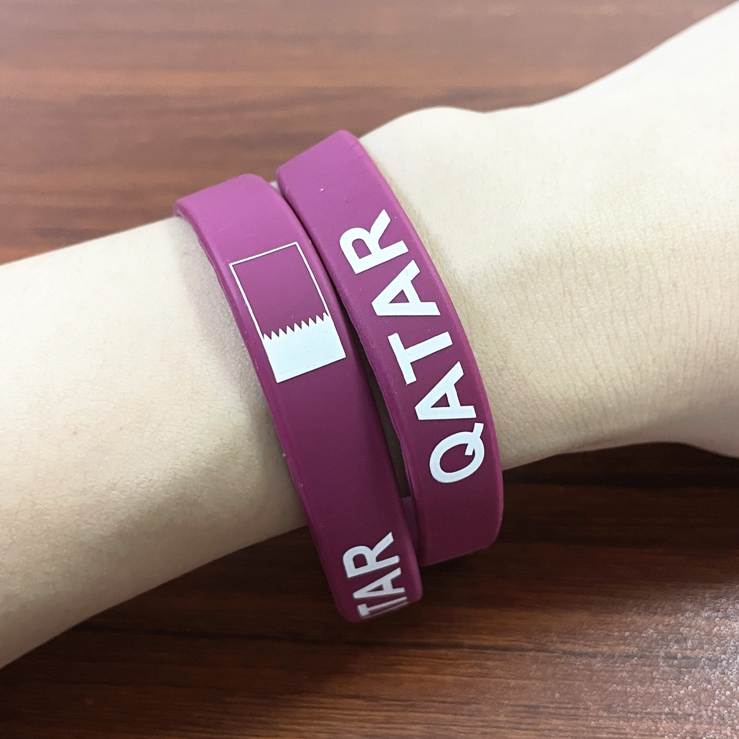 2pcs Qatar Flag Silicone Brace - Men'S Fashion Qatar review and price
