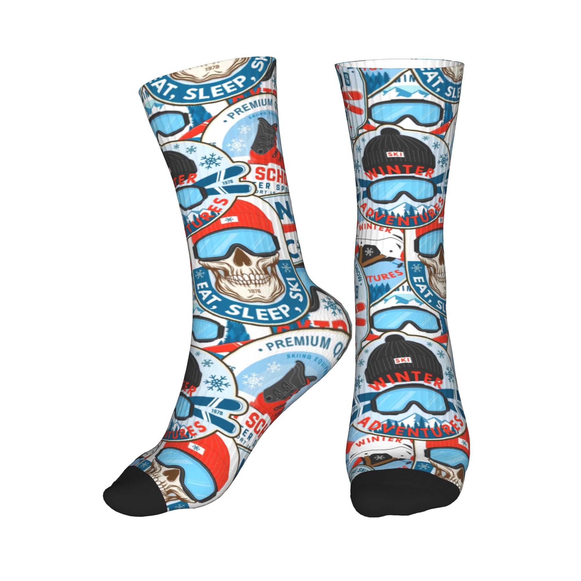 Vintage Red Blue Ski Club Seam - Men Fashion Vintage review and price