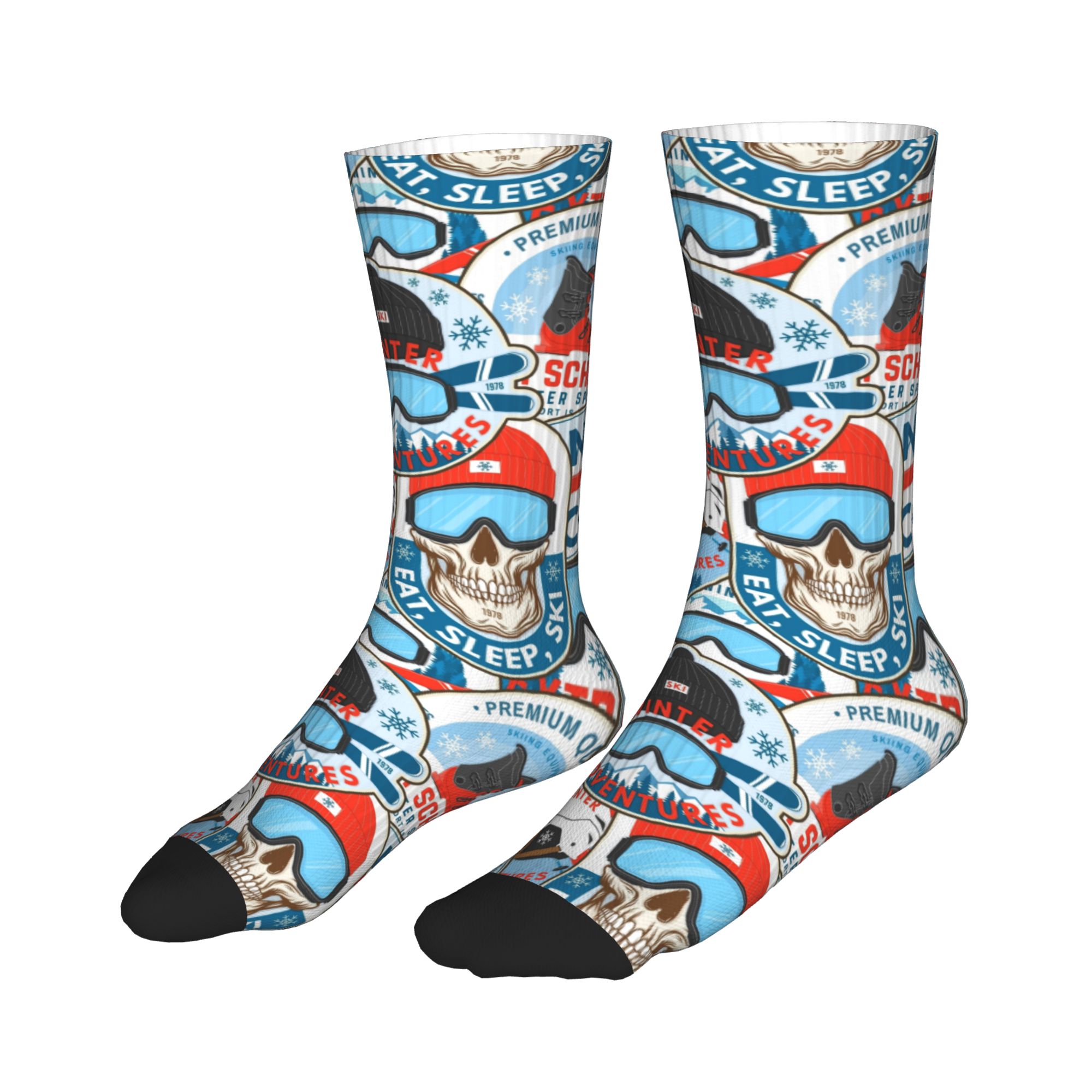 Vintage Red Blue Ski Club Seam - Men Fashion Vintage review and price