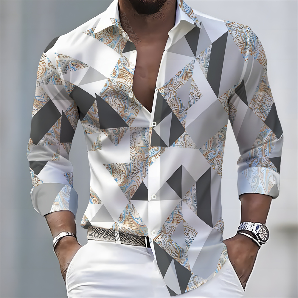 Men's light luxury style print - Mens Fashion Casual review and price