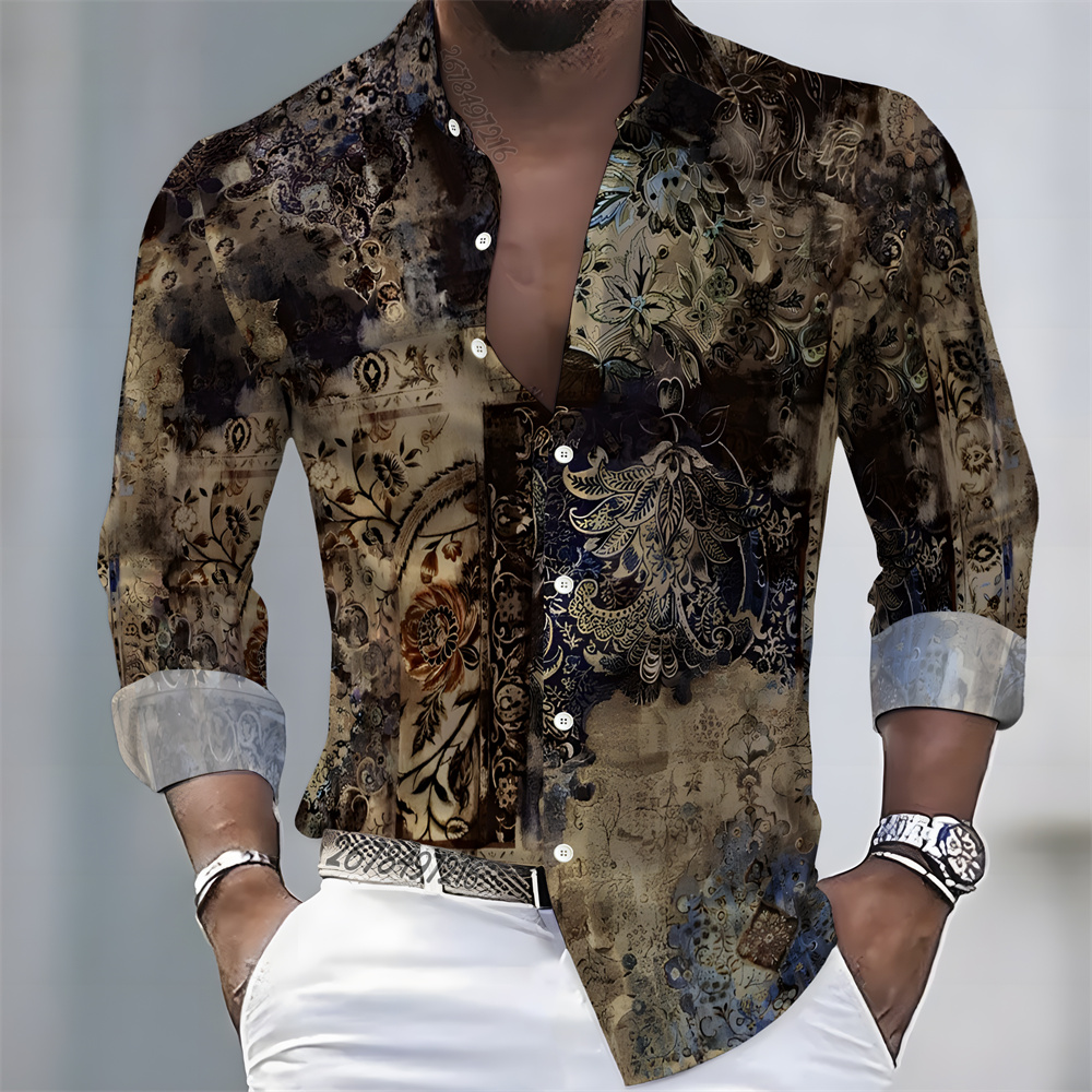 Men's light luxury style print - Mens Fashion Casual review and price