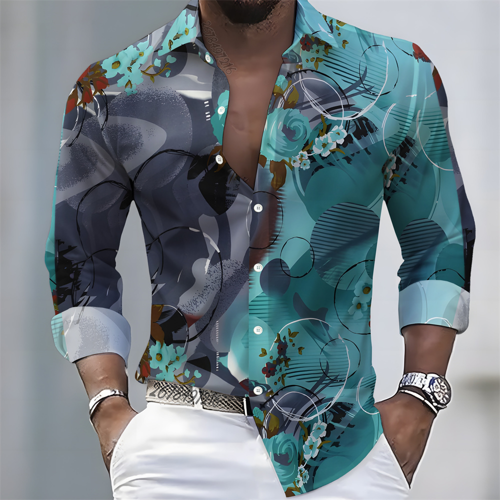 Men's light luxury style print - Mens Fashion Casual review and price