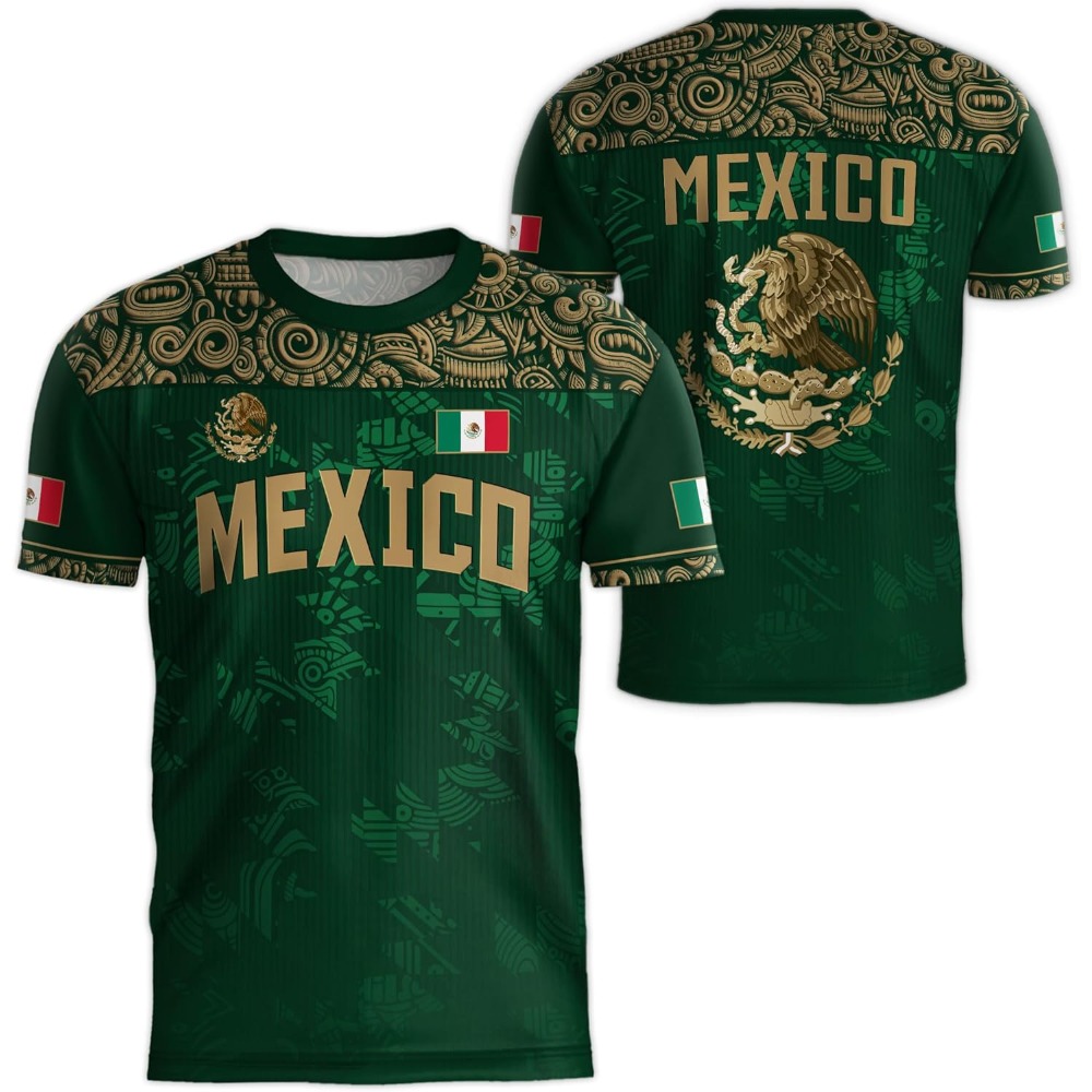 Mexico National Flag Print TSh - Mens Fashion Mexico review and price