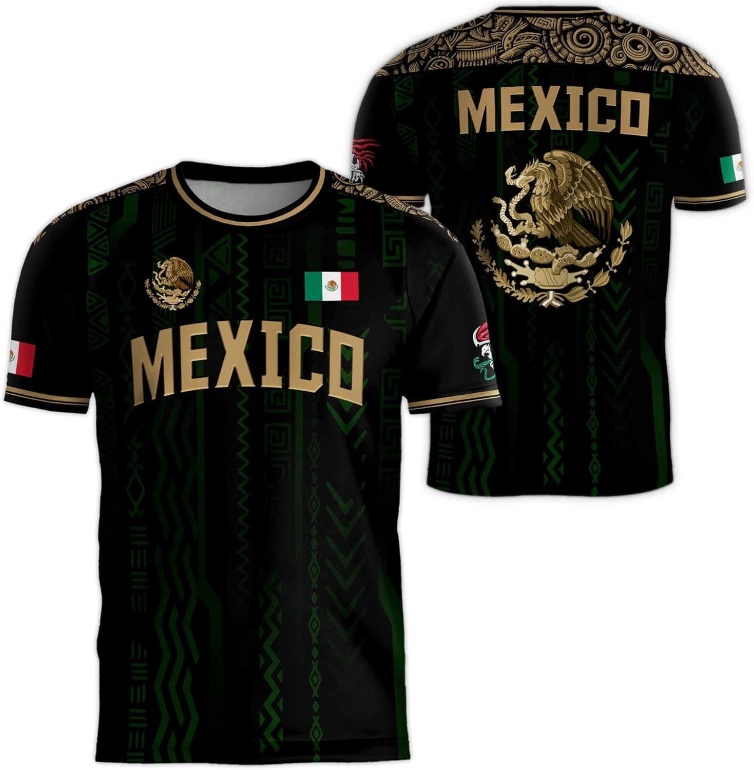 Mexico National Flag Print TSh - Mens Fashion Mexico review and price