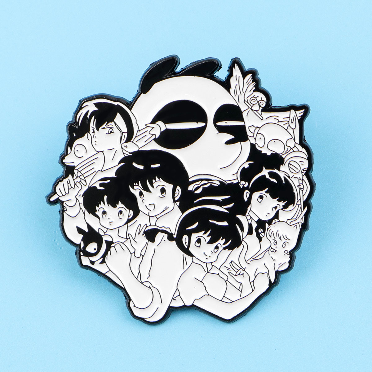 Cartoon Pigs Enamel Pin Brooch - Mens Fashion Blog review and price