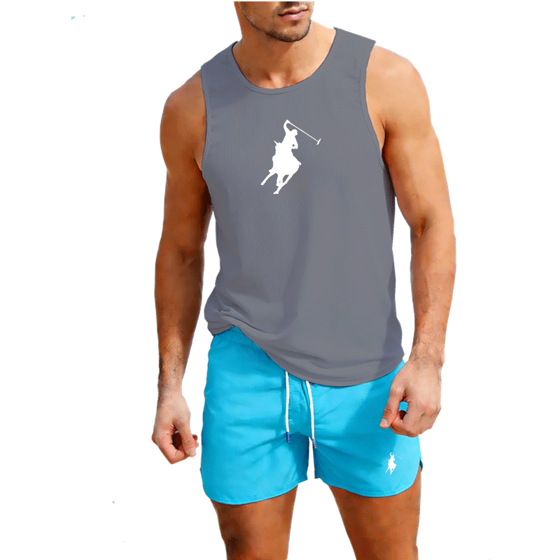 European Men Summer Vest and S - Mens Fashion Casual review and price