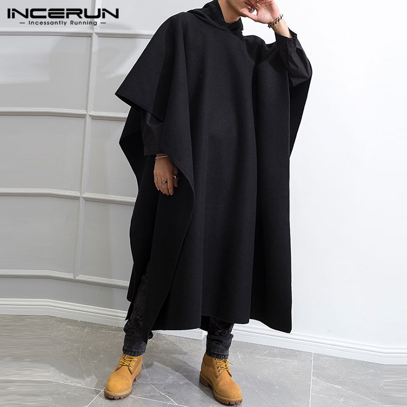 INCERUN Fashion Men Cloak Coat - Mens Fashion Poncho review and price