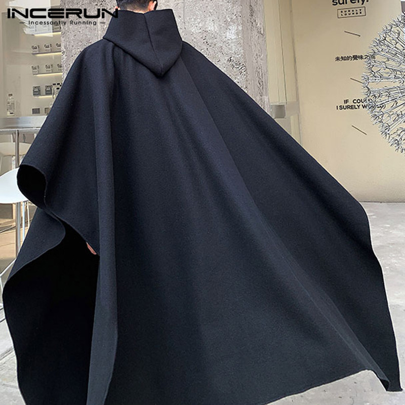 INCERUN Fashion Men Cloak Coat - Mens Fashion Poncho review and price