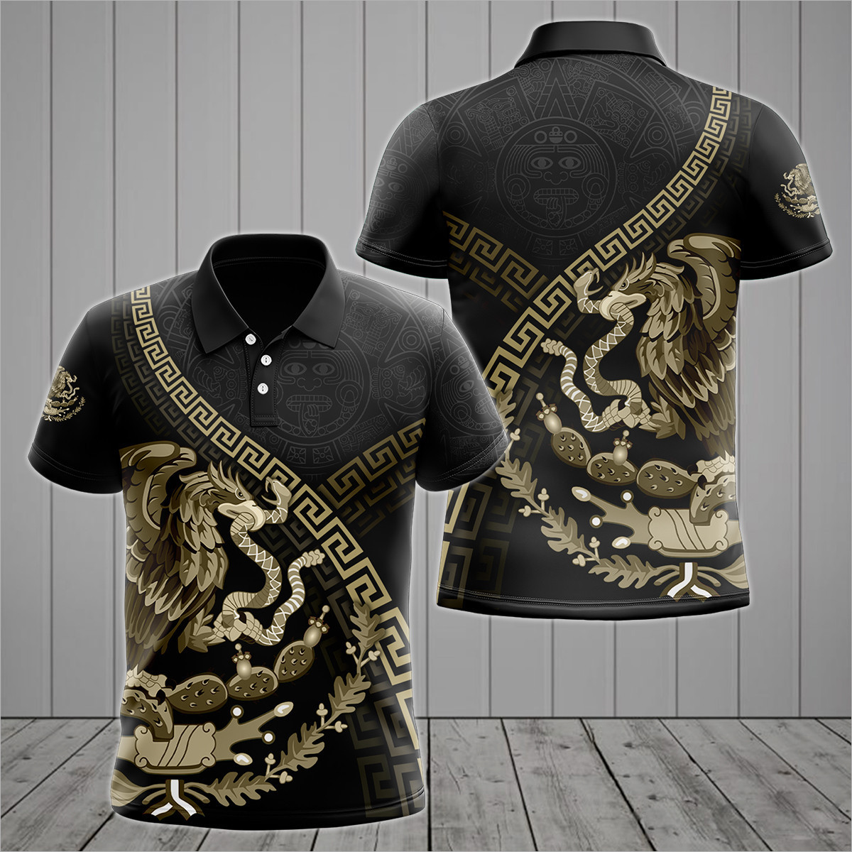 Mexico Aztec Coat Of Arms & Sk - Mens Fashion Mexico review and price