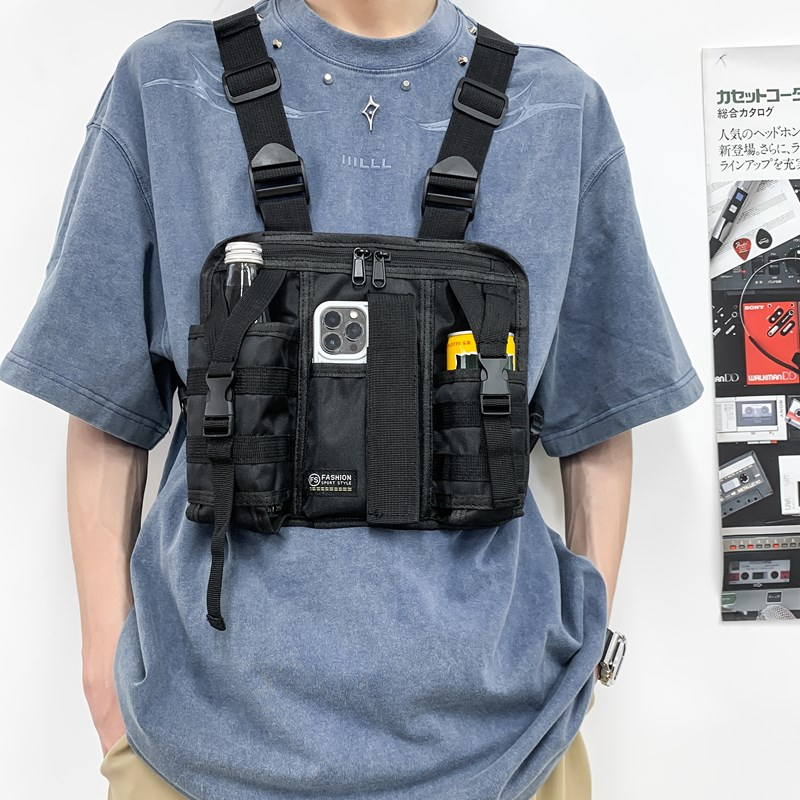 Hip-hop Streetwear Men Chest B - Tactical Vest Men review and price