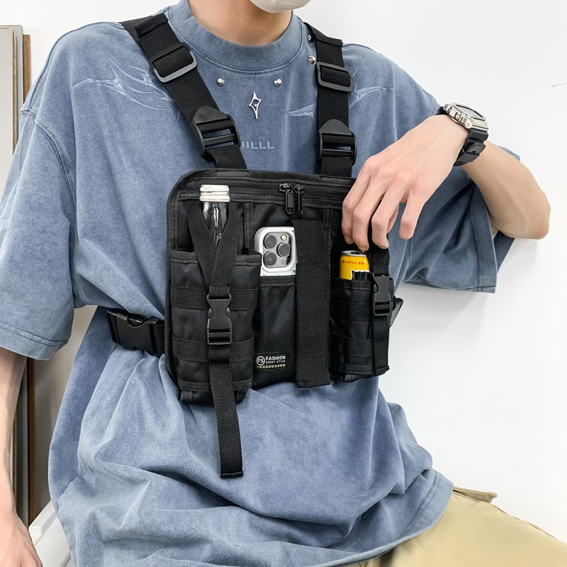 Hip-hop Streetwear Men Chest B - Tactical Vest Men review and price