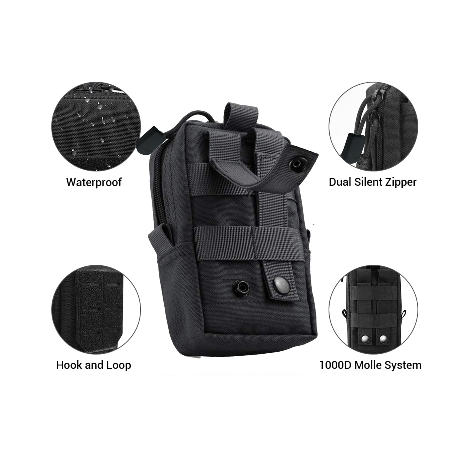 Tactical Molle Pouch Waist Bag - Tactical Vest Men review and price