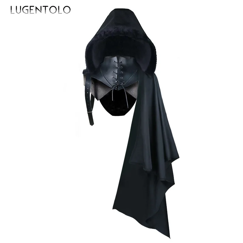 Men Medieval Hooded Ponchos Sh - Mens Fashion Poncho review and price