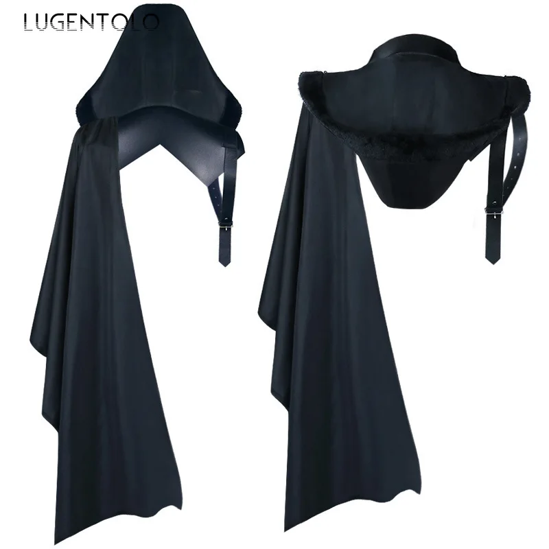 Men Medieval Hooded Ponchos Sh - Mens Fashion Poncho review and price