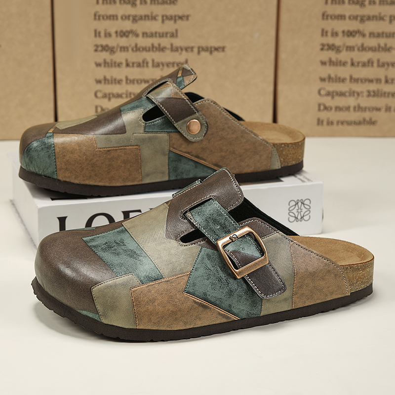 Unisex Cork Closed Toe Slipper - Men'S Fashion For 45 Years Old review and price