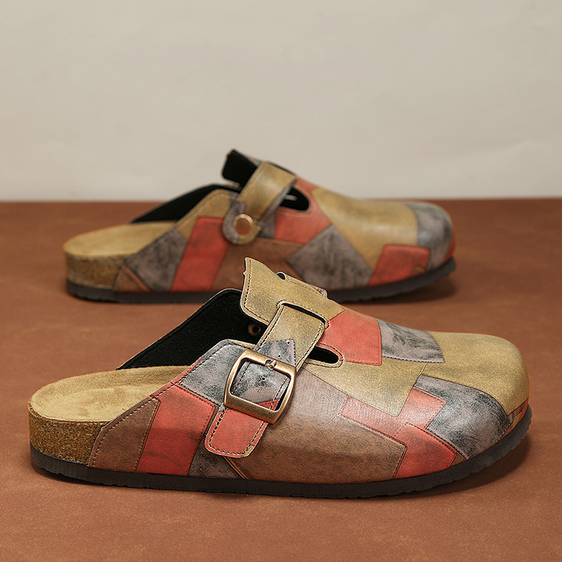 Unisex Cork Closed Toe Slipper - Men'S Fashion For 45 Years Old review and price