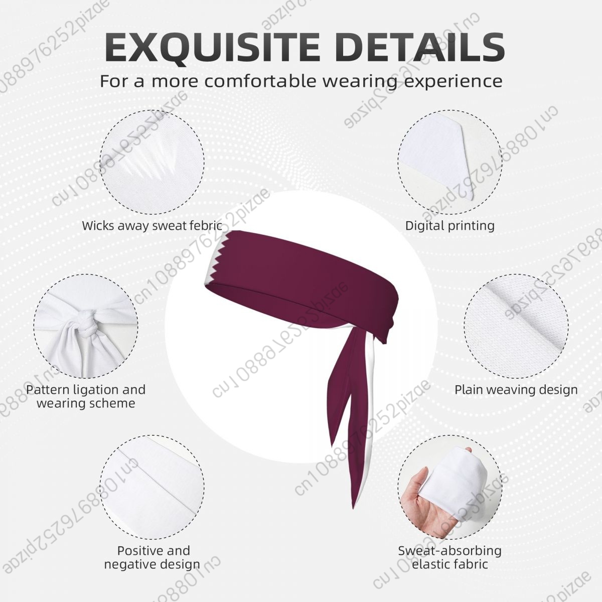 Qatar Tie Headband for Men Wom - Men'S Fashion Qatar review and price