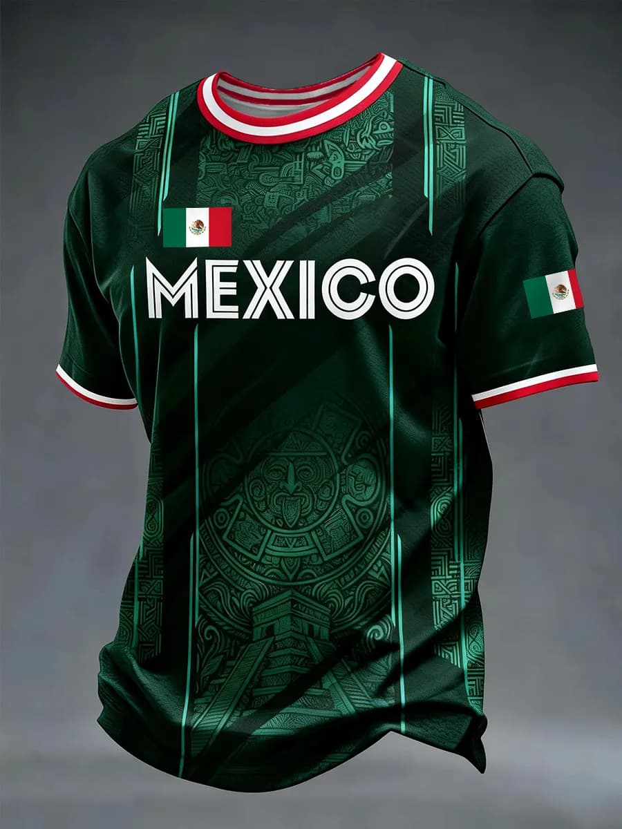 2026 New Men Mexico 3D  Print  - Mens Fashion Mexico review and price