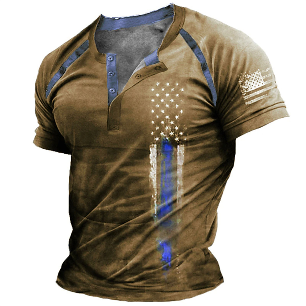 Funny 3D American Flag Print M - Men Fashion Vintage review and price