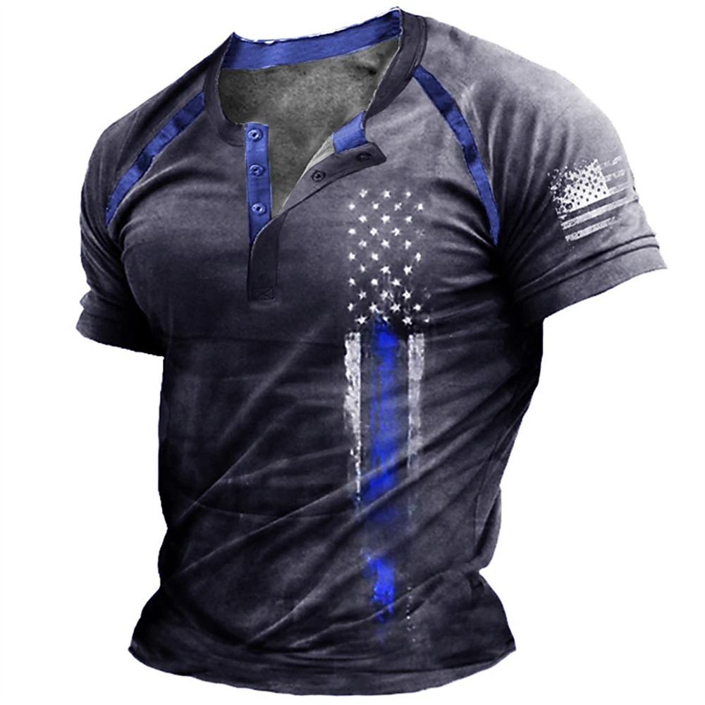 Funny 3D American Flag Print M - Men Fashion Vintage review and price