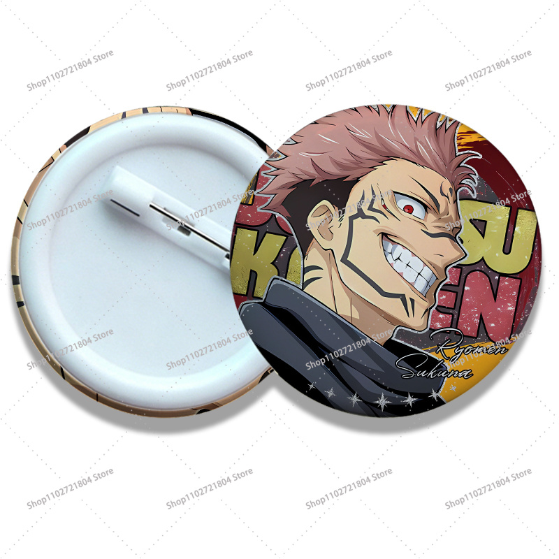 Jujutsu Kaisen Fashion Badges  - Mens Fashion Blog review and price