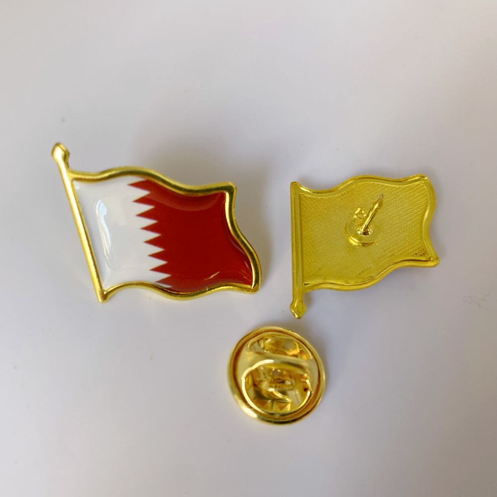 Qatar Flag Lapel Pin - Enamel  - Men'S Fashion Qatar review and price