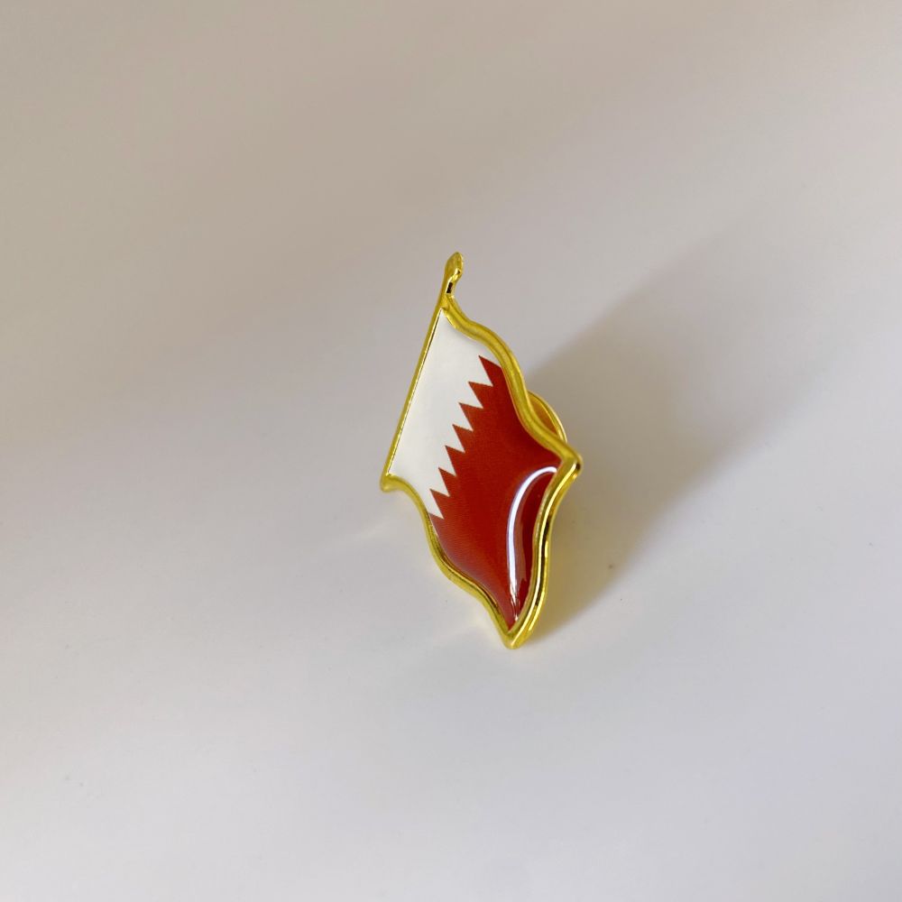 Qatar Flag Lapel Pin - Enamel  - Men'S Fashion Qatar review and price