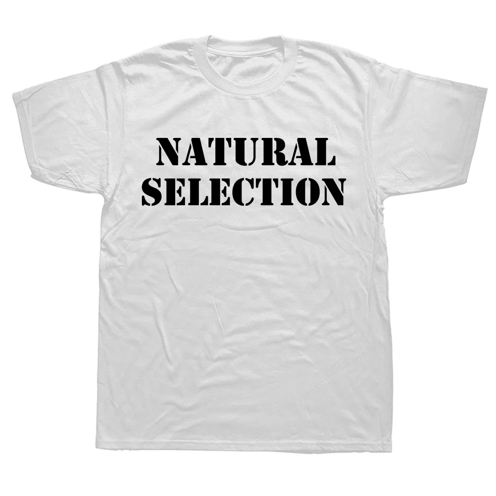 Natural Selection Text Printin - Men'S Fashion Evolution review and price