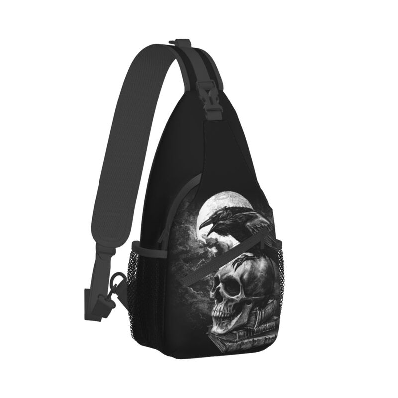 Crow The Skull Sling Crossbody - Mens Fashion Blog review and price