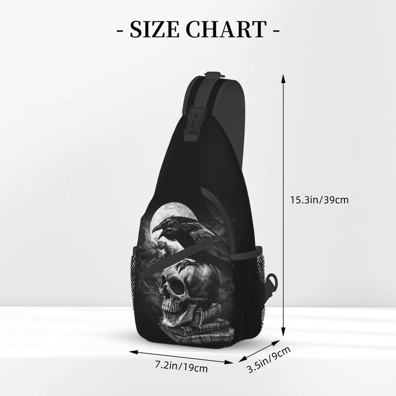 Crow The Skull Sling Crossbody - Mens Fashion Blog review and price