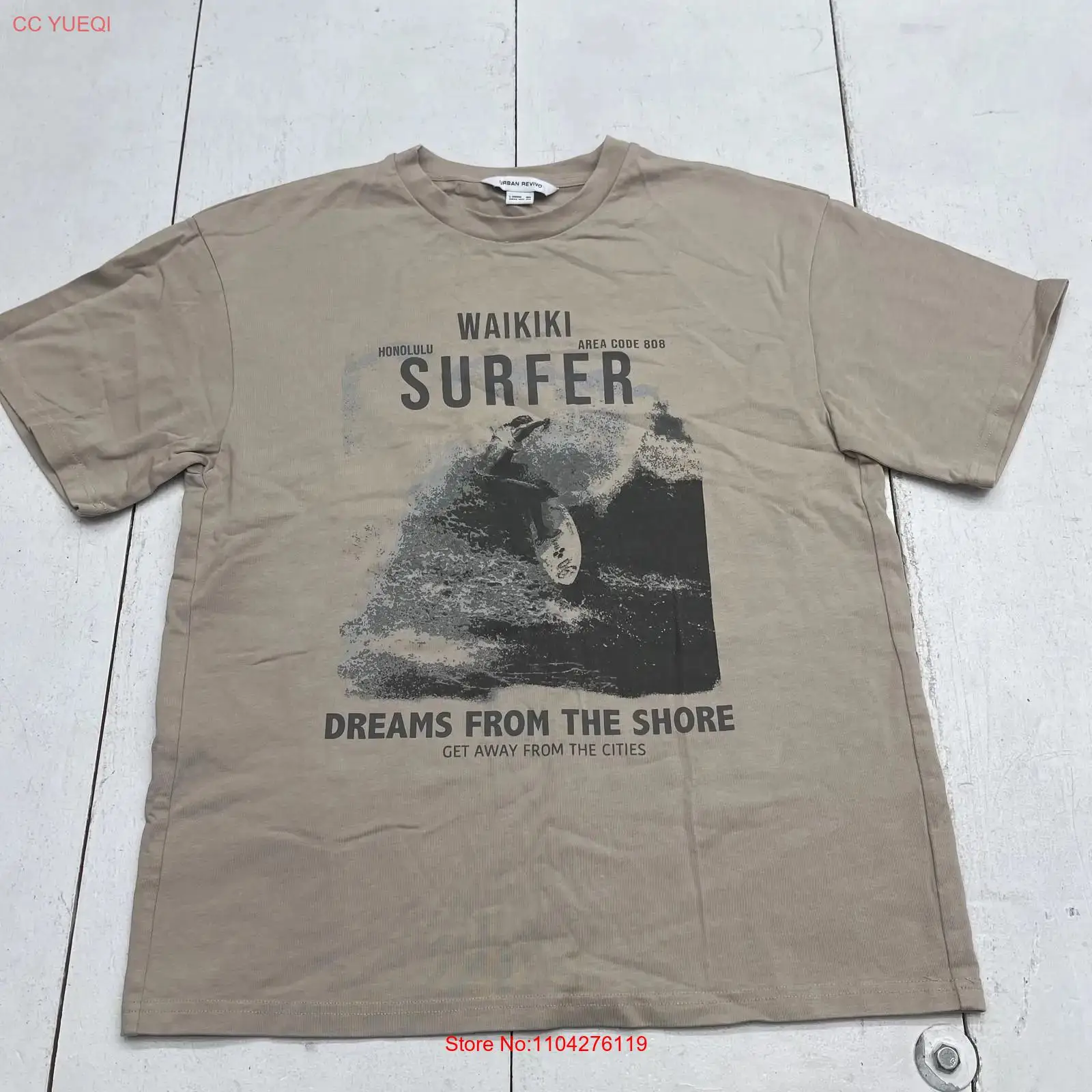 URBAN REVIVO Waikiki Surfer T  - Mens Fashion Urban review and price