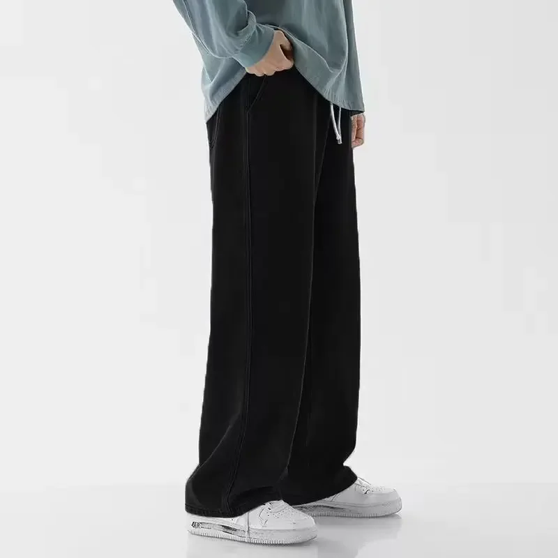 Korean Style Streetwear New Fa - Men'S Fashion Grey Jeans review and price