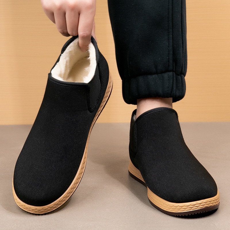Men's Cotton Shoes Men's Winte - Men Fashion Vintage review and price