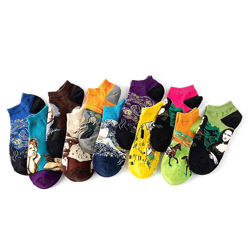 1/5 Pairs Combed Cotton Ankle  - Socks Ankle Men review and price