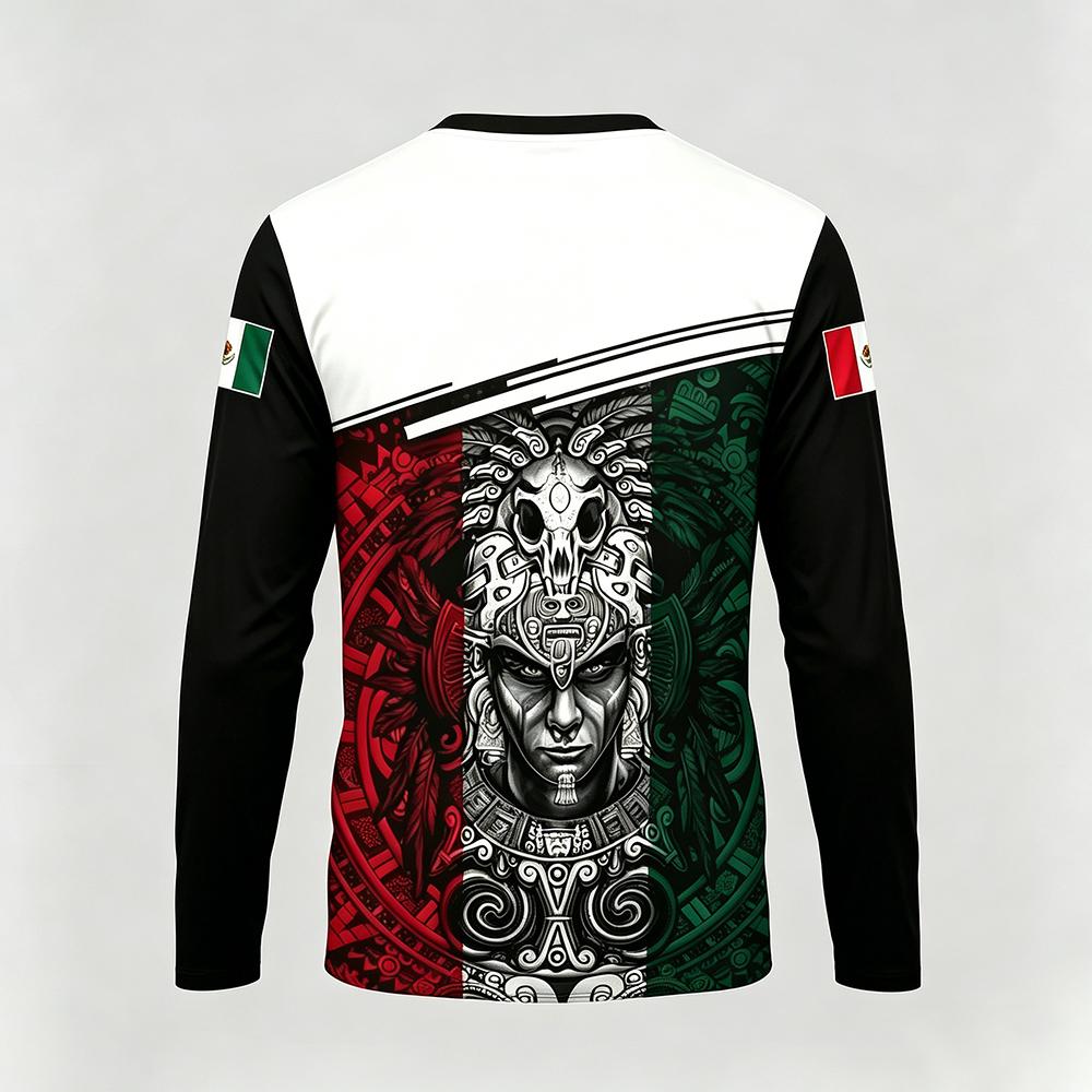 Mexico Themed Printed Long Sle - Mens Fashion Mexico review and price