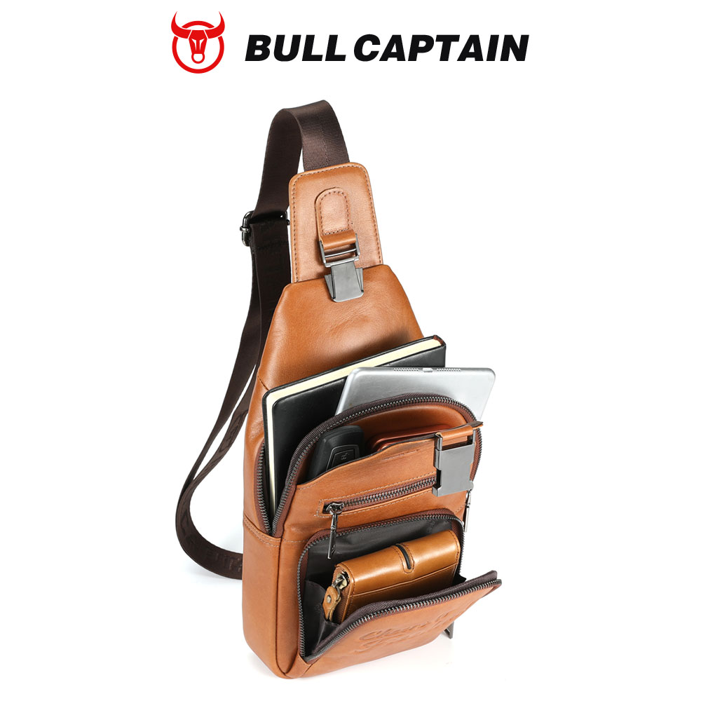 BULLCAPTAIN Genuine Leather Ch - Mens Fashion Blog review and price