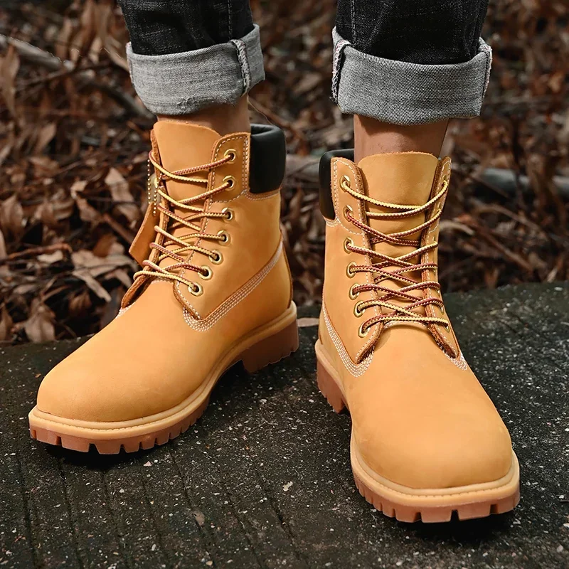 Boots Men High Top Boots High  - Men'S Fashion For 45 Years Old review and price